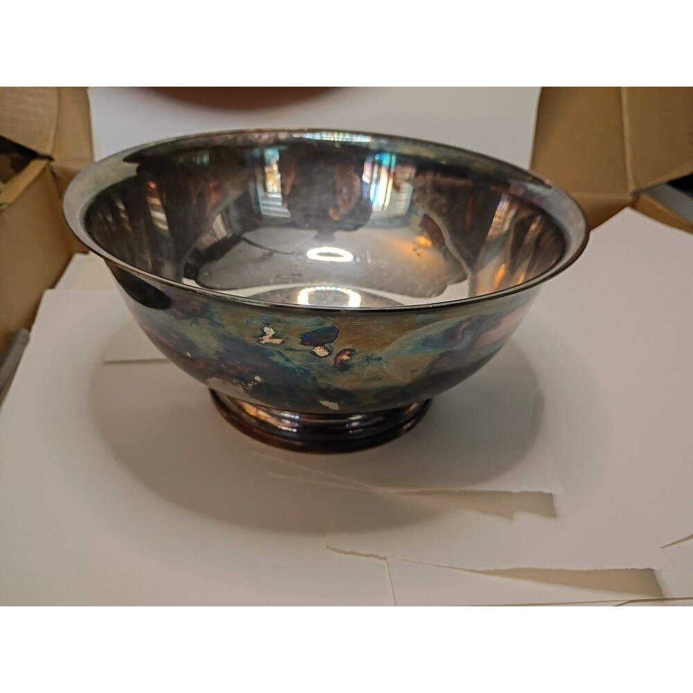 Gorham Silver Plated Paul Revere Style Footed Bowl